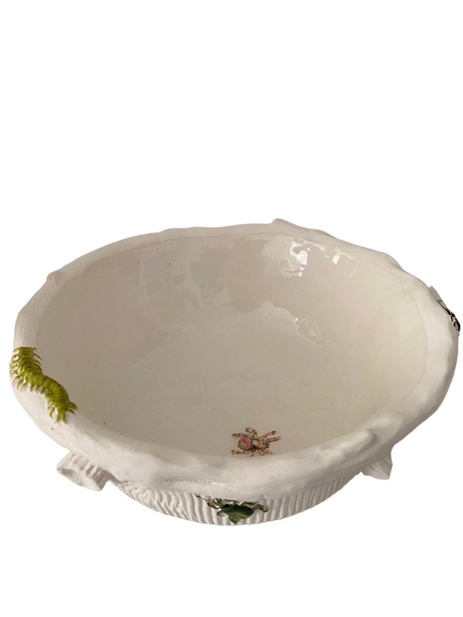 Faux Bois Insect Fruit Bowl