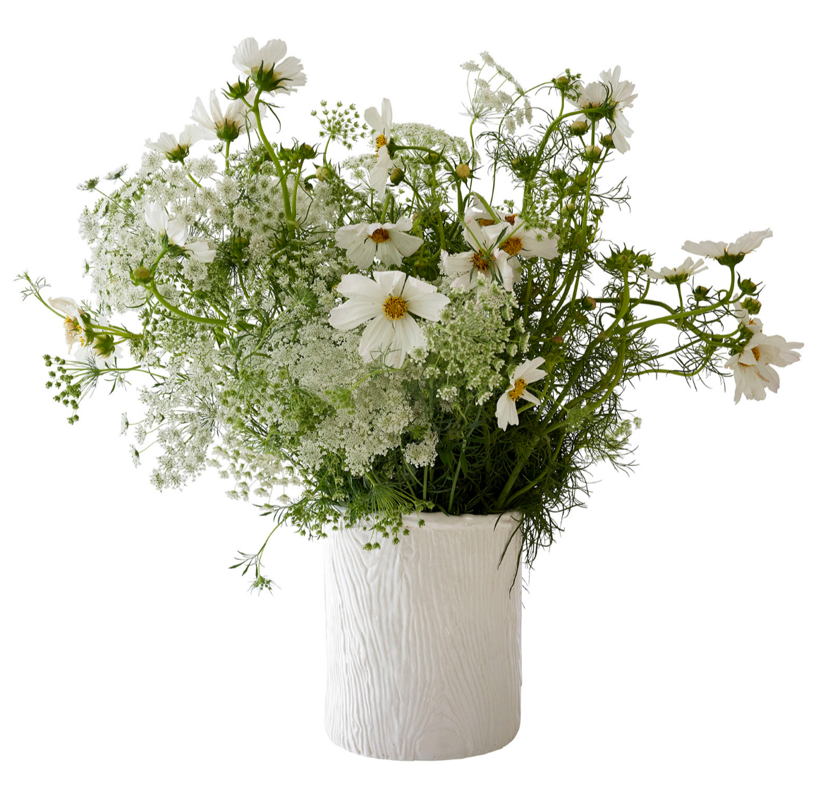 Multi-Purpose Large Faux Bois Wine Cooler/Vase