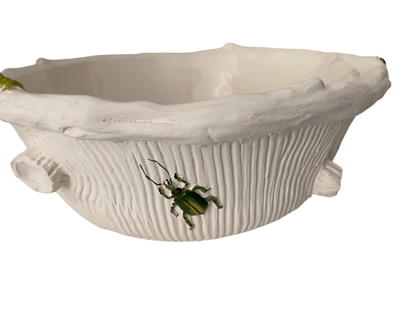 Sculpted Faux Bois Fruit Bowl