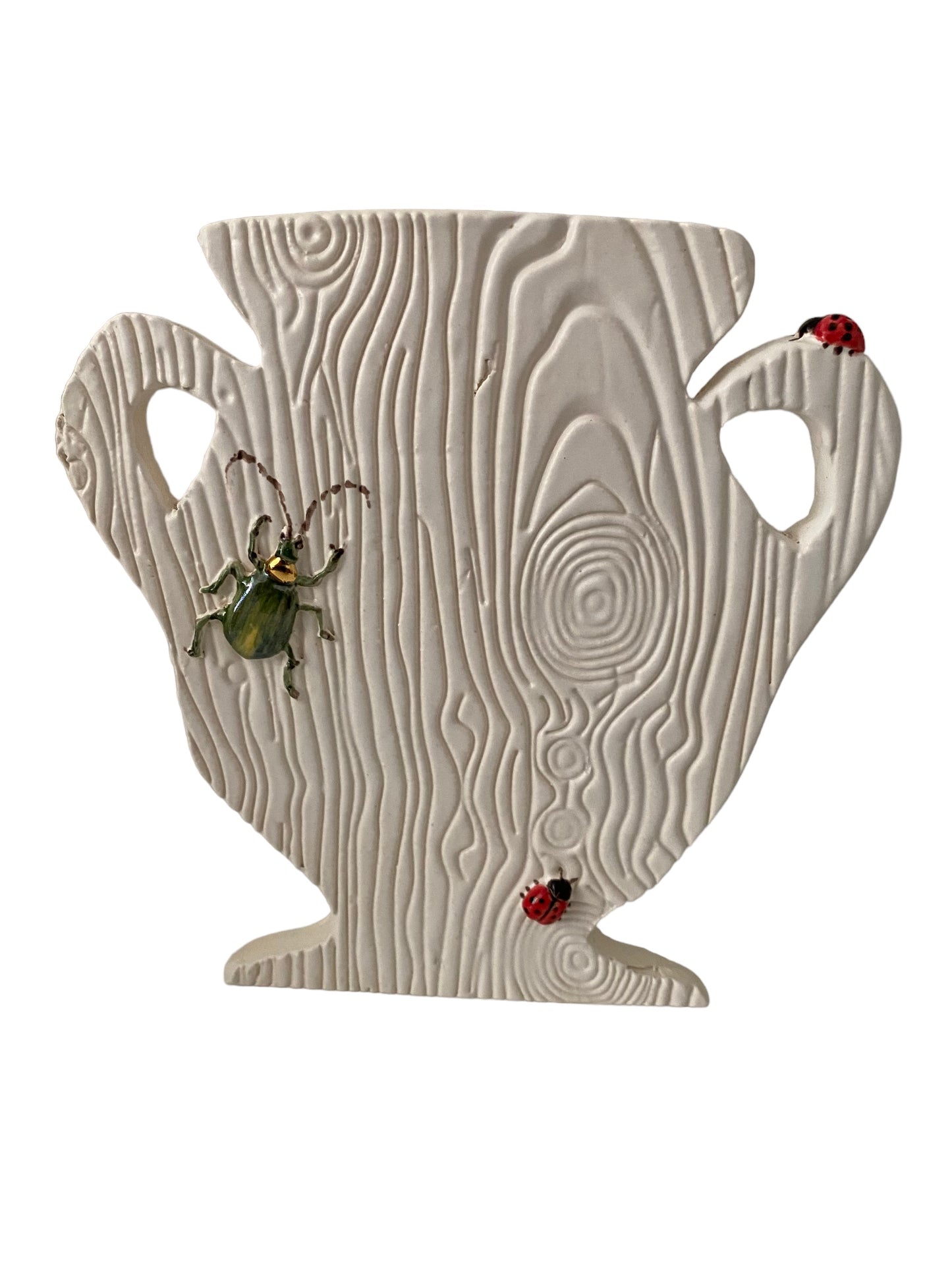 Faux Bois Petite Urn