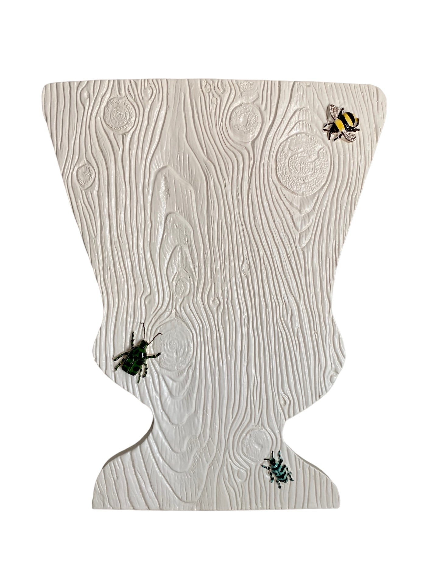 Extra Large Faux Bois Silhouette Urn