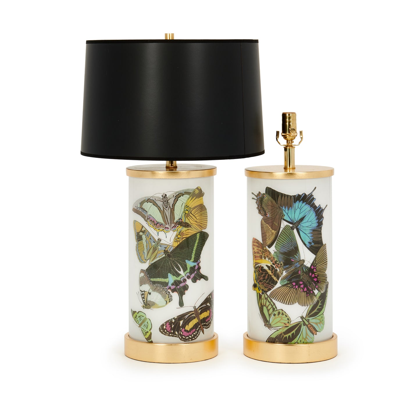 Pair of Art Deco Butterfly Lamps