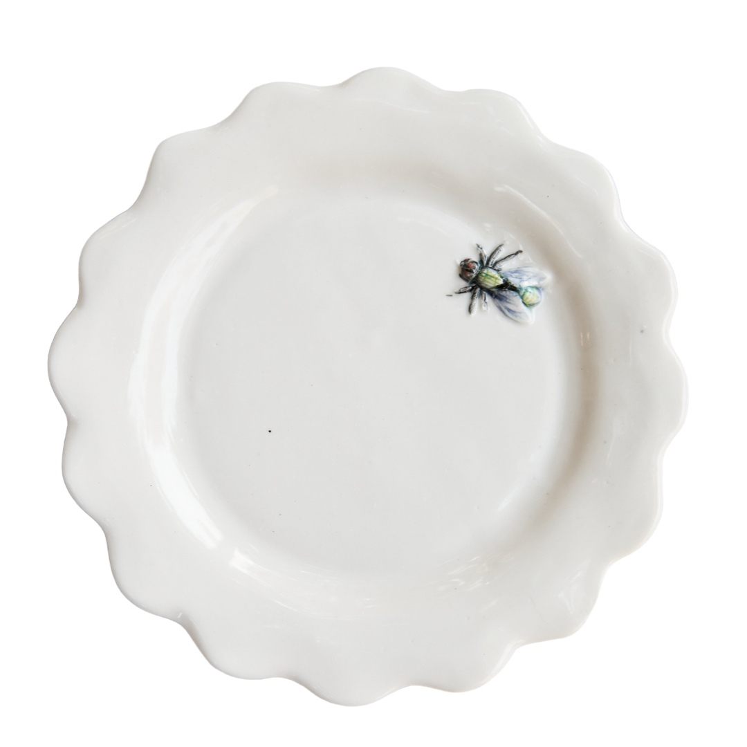 Scalloped Bread & Butter Plate