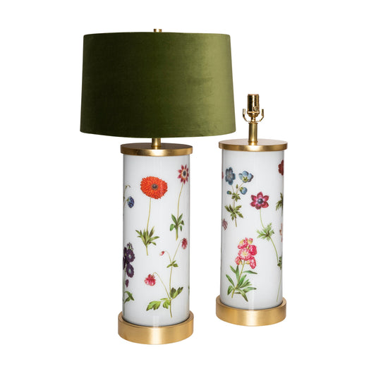 Pair of Garden Variety Decoupage Table Lamps