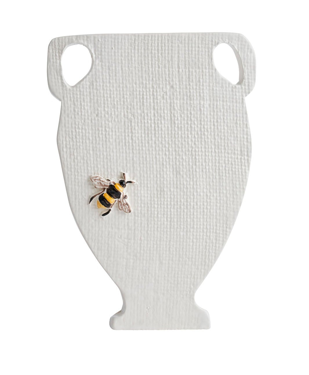 Linen Silhouette Vase with Bee